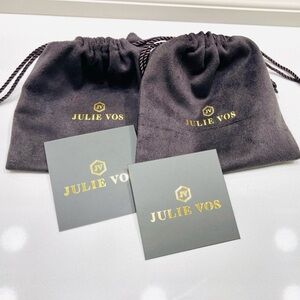 NEW! 2 Julie Vos Keepsake Jewelry Pouches